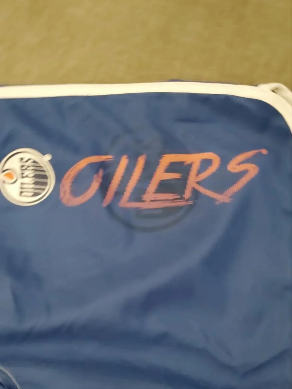Outerstuff NHL Youth Large Edmonton Oilers Swim Shorts Blue